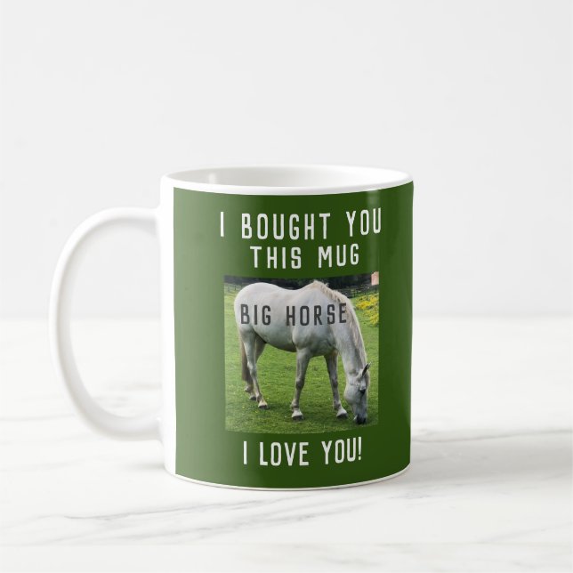 Mug Grand Cheval Je T'Aime (Gauche)