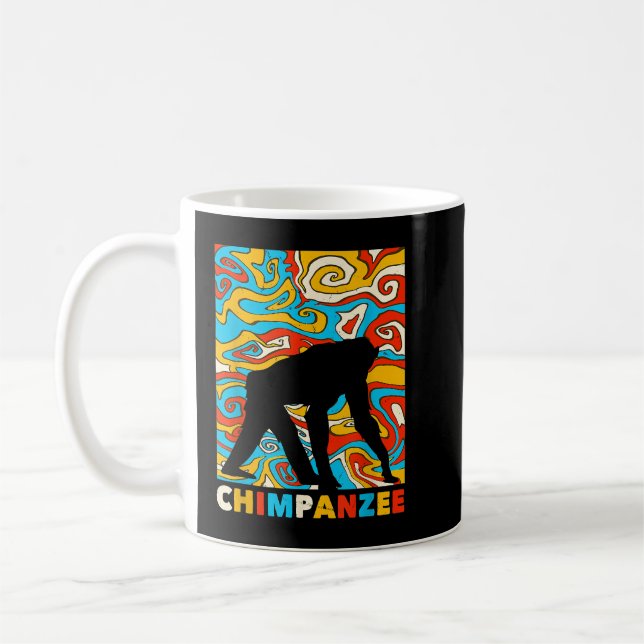 Mug Grand Chimpanzé Design Costume singe (Gauche)