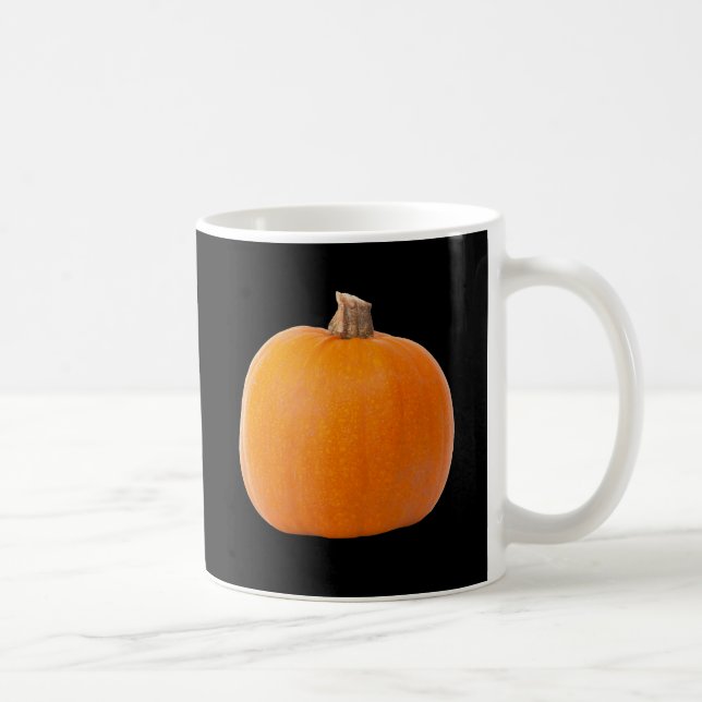 Mug Grand Citrouille de récolte d'automne orange (Droite)