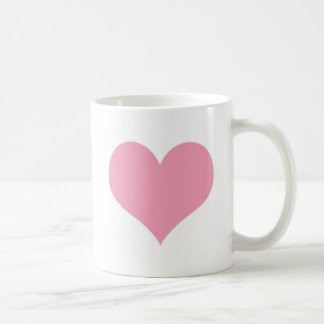 Mug Grand Coeur d'amour rose