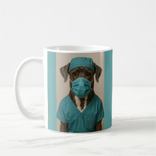 Mug Grand Danois en tenue de bloc