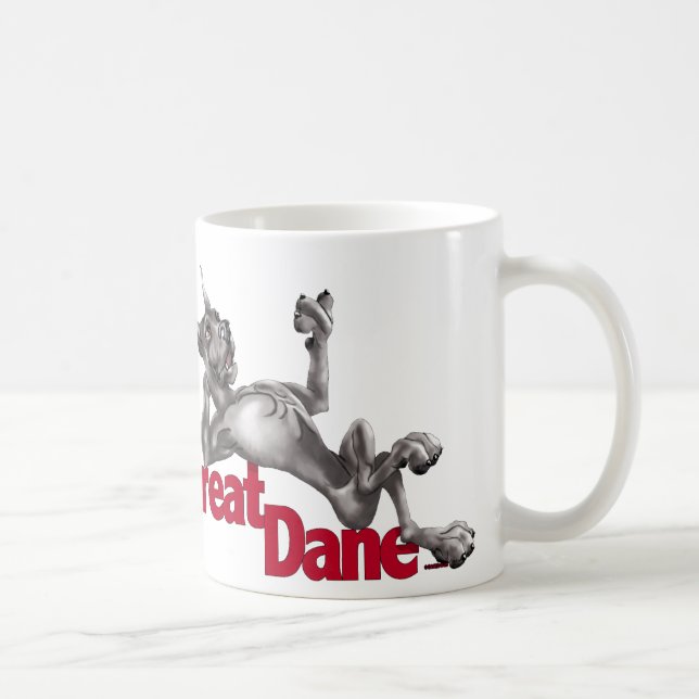 Mug Grand Danse Posé en noir (Droite)
