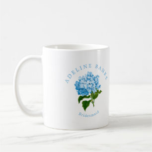 Mug Grand-demoiselle d'honneur Blue Hydrangea