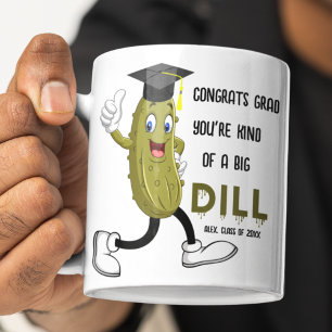 Mug Grand Dill Graduation Drôle Drôle Cadeau Pour Les