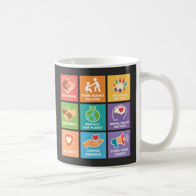 Mug Grand fan des droits de l'homme (Droite)
