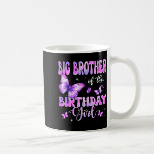 Mug Grand Frère De La Famille Papillon De La Fille De
