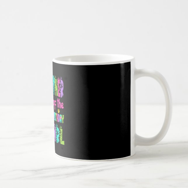 Mug Grand frère de la fille d'anniversaire saurus rex (Droite)