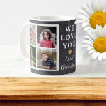 Mug Grand grand-mère petits-enfants 4 Photo Collage<br><div class="desc">Tasse photo personnalisée avec modèle pour 8 photos. Fait un cadeau spécial pour grand-mère avec des photos et un message de ses petits-enfants.</div>