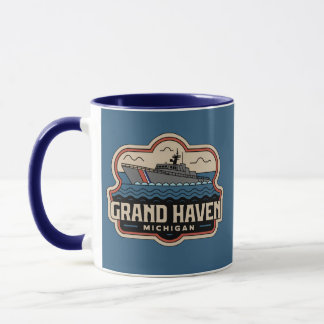Mug Grand Haven les années 70 Retro Michigan Vintage
