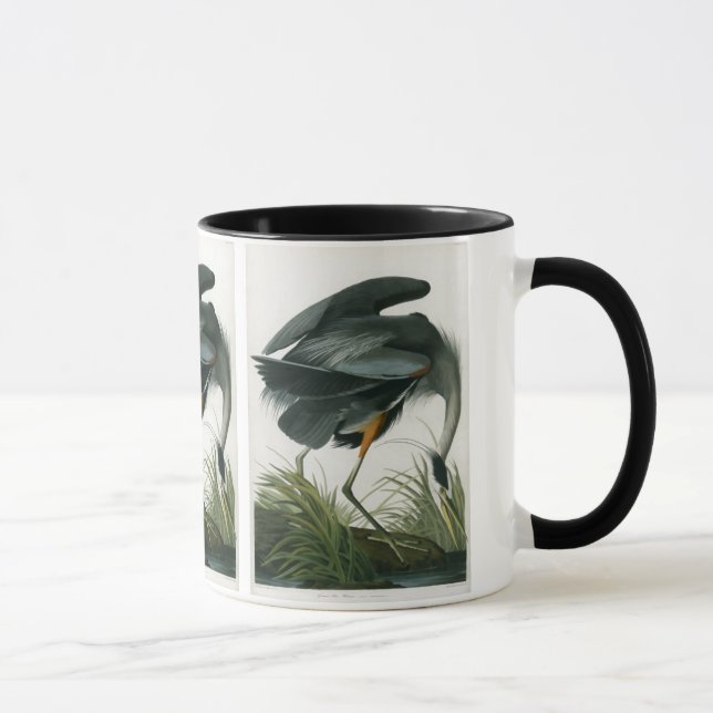 Mug Grand héron bleu, John James Audubon (Droite)