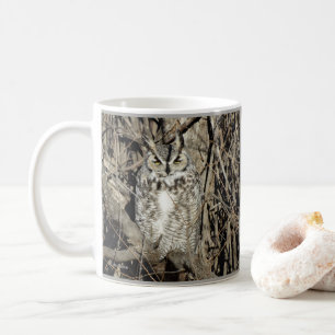 Mug Grand hibou B51 à cornes
