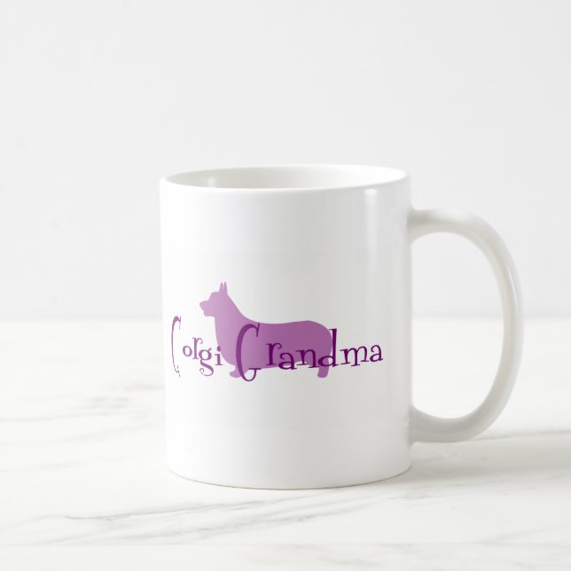 Mug Grand-maman de corgi de Pembroke (Droite)