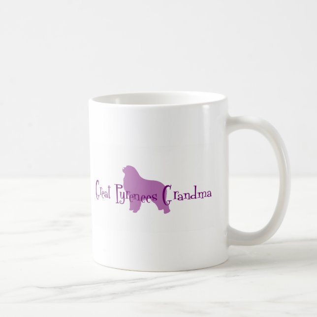 Mug Grand-maman de Grands Pyrénées (Droite)