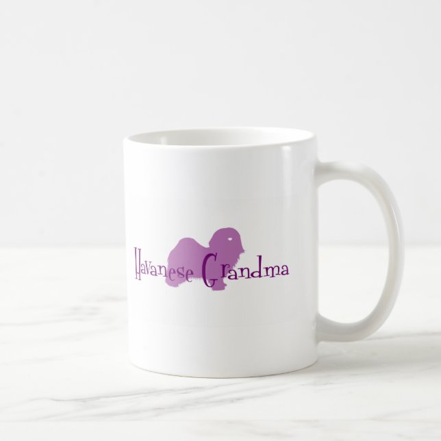 Mug Grand-maman de Havanese (Droite)