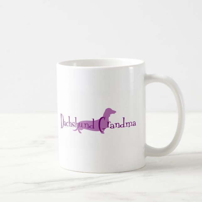 Mug Grand-maman de teckel (Droite)
