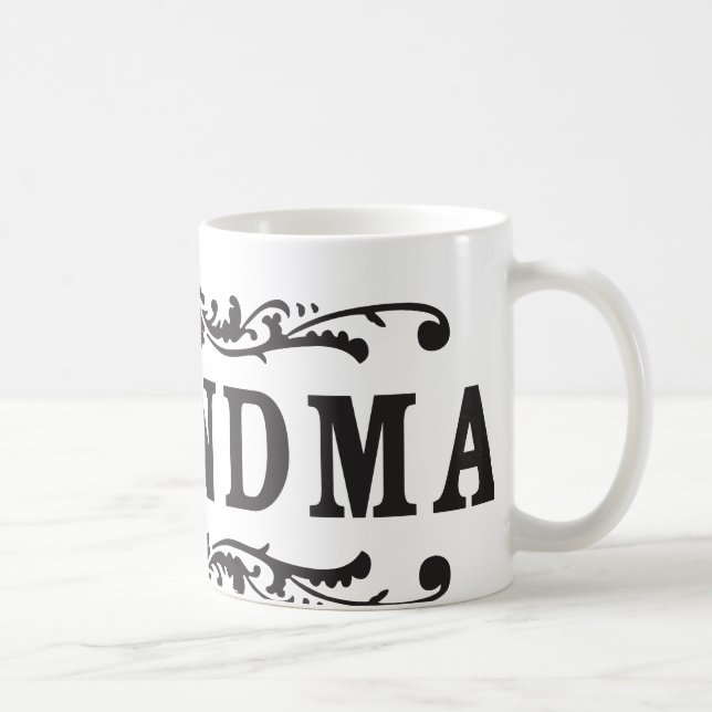 Mug Grand-maman décorative (Droite)