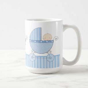 Mug Grand-maman fière de chariot jumeau de bleus