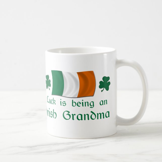 Mug Grand-maman irlandaise chanceuse (Droite)