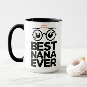 Mug Grand-maman mignonne de lunettes - la meilleure