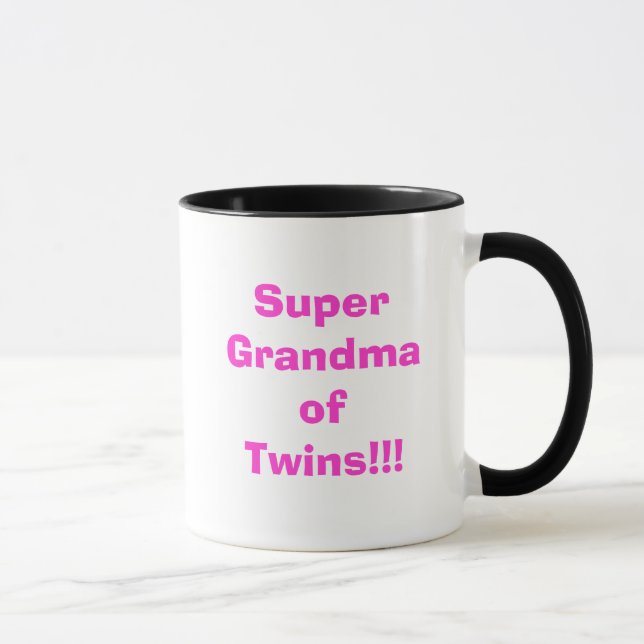 Mug Grand-maman superbe des jumeaux ! ! ! (Droite)