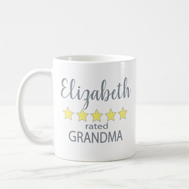 Mug Grand-mère 5 étoiles (Gauche)