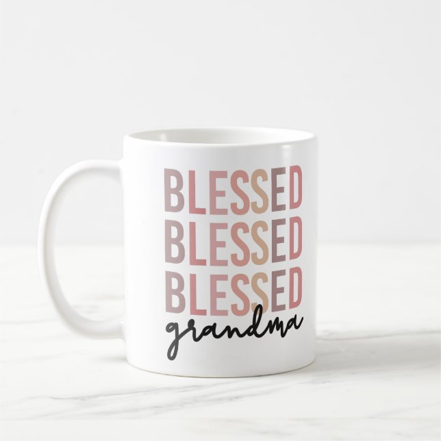 Mug Grand-mère béni | Cadeaux pour grand-mère (Gauche)