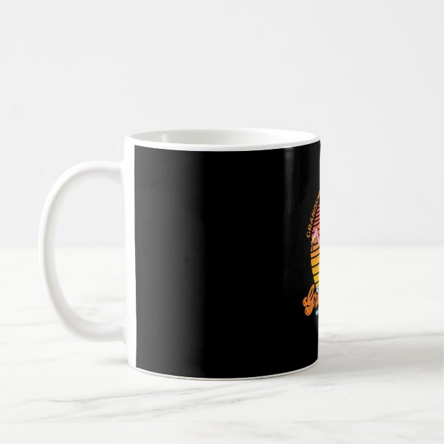 Mug Grand-Mère Comme Un Grand-Mère Normal Flamant rose (Gauche)