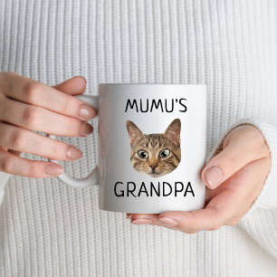 Mug Grand-mère de chat Nom du visage Kitten Amateurs d