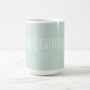 Mug Grand-mère de chien personnalisée moderne