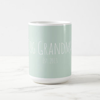 Mug Grand-mère de chien personnalisée moderne