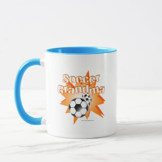 Mug Grand-mère de football (Gauche)