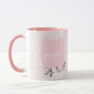 Mug Grand-mère de la Fête des mères rose