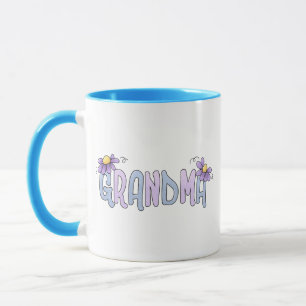 Mug Grand-mère des fleurs de printemps