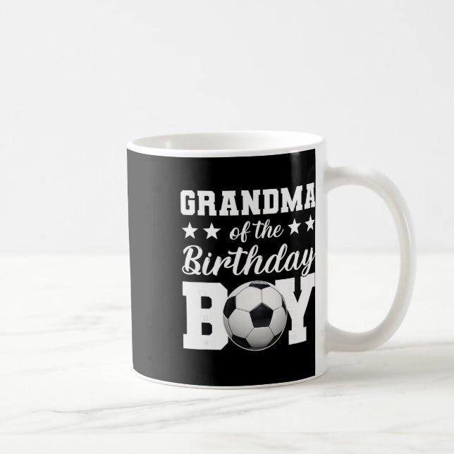 Mug Grand-mère du garçon d'anniversaire Anniversaire d (Droite)