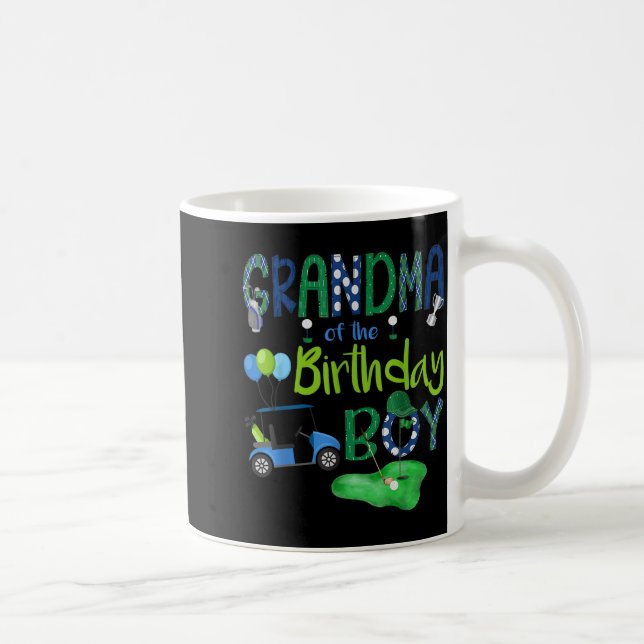 Mug Grand-mère du garçon qui fête son anniversaire, am (Droite)