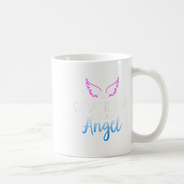 Mug Grand-mère d'un ange Mois de sensibilisation au sy (Droite)