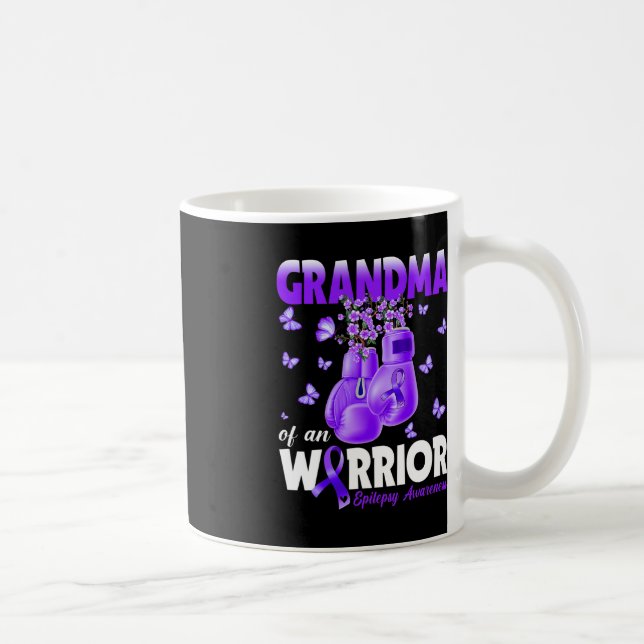 Mug Grand-Mère D'Un Guerrier Épilepsie Conscience Boxe (Droite)