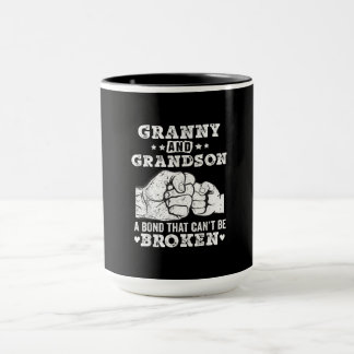 Mug Grand-Mère Et Grand-Fils Un Lien Qui Ne Peut Pas Ê