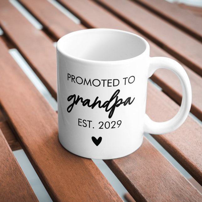 Mug Grand-mère et grand-père, Baby shower cadeau (baby shower gift mug, expecting baby mug, custom grandparents mug, custom baby announcement gift,)