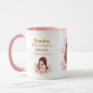 Mug Grand-mère et petite-fille toujours liée