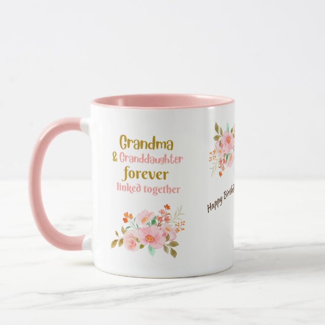 Mug Grand-mère et petite-fille toujours liée (Gauche)