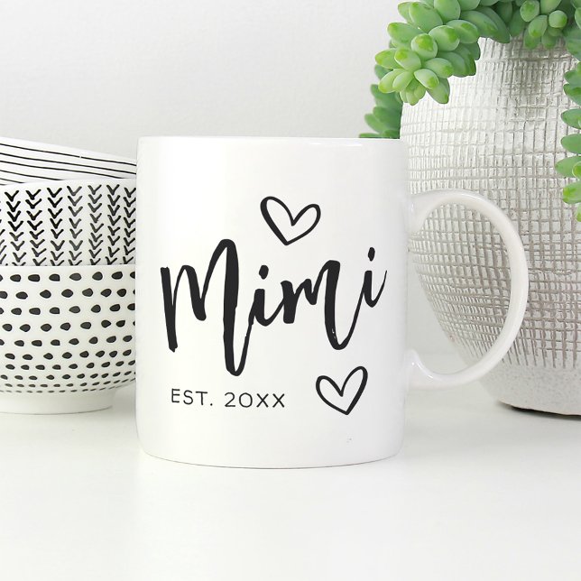 Mug Grand-mère établie pour l'année Mimi (Créateur téléchargé)