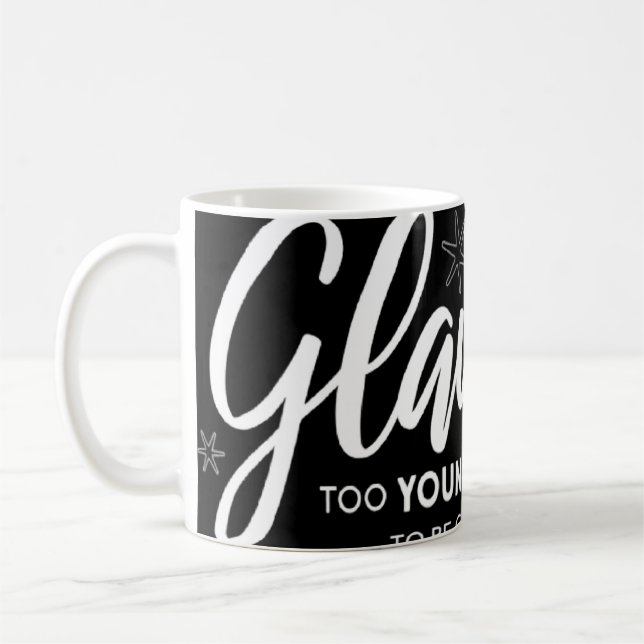 Mug Grand-Mère Glamour Jeune Et Fabuleux Glamma Glam M (Gauche)