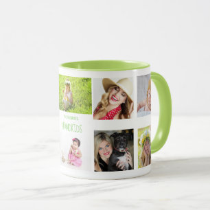 Mug Grand-mère Grand-père PHOTO Collage Cadeau