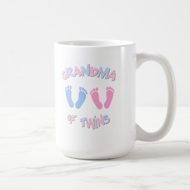 Mug Grand-mère J'Aime Mes Jumeaux (Droite)