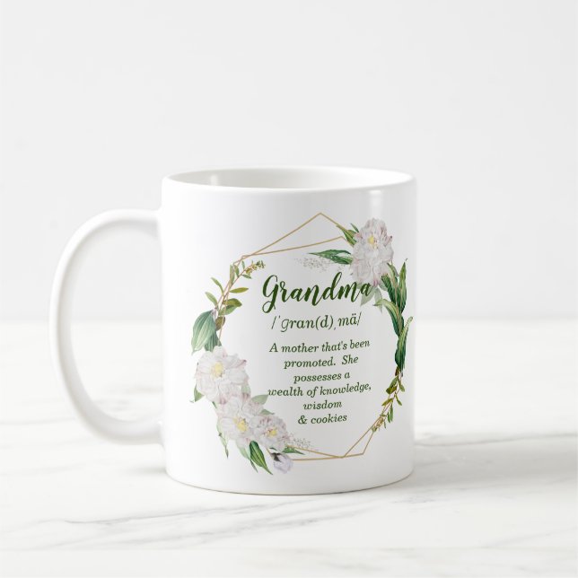Mug Grand-mère, mot d'ordre (Gauche)