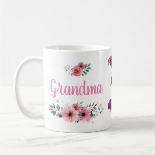 Mug "grand-mère" personnalisé avec les noms des pe