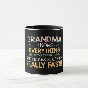 Mug Grand-mère sait tout