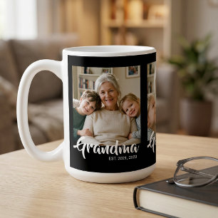 Mug Grand-mère Script Black 3 Photo