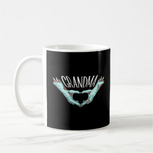 Mug Grand-mère Zombie Coeur main Halloween Costume fam